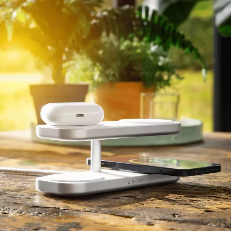 ZENS Quattro Wireless Charger Pro 4 blanco