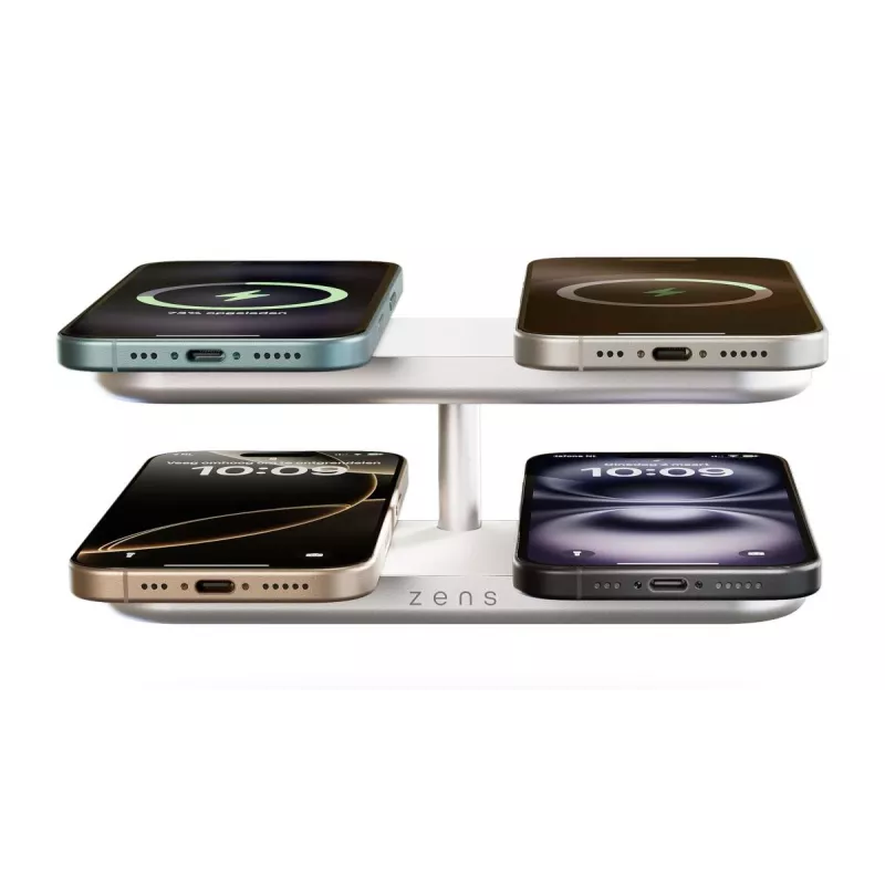 ZENS Quattro Wireless Charger Pro 4 blanco