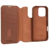 Decoded funda para móvil con cartera de piel desmontable para iPhone 16 Pro – marrón, piel auténtica, microfibra, pantalla de 6,3 pulgadas, 3 compartimentos para tarjetas