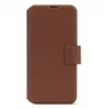 Decoded funda para móvil con cartera de piel desmontable para iPhone 16 Pro – marrón, piel auténtica, microfibra, pantalla de 6,3 pulgadas, 3 compartimentos para tarjetas