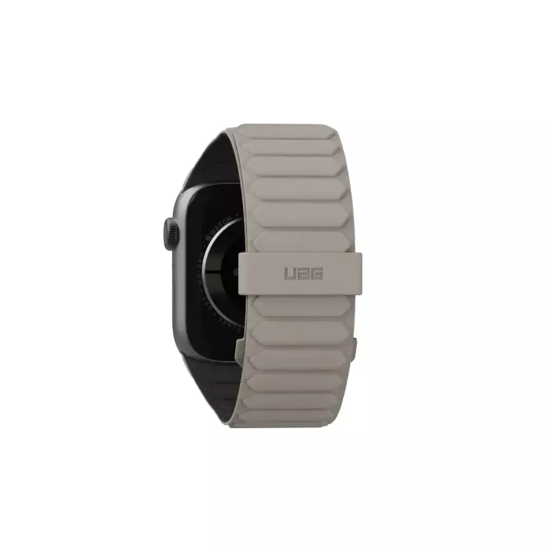 Urban Armor Gear Pathfinder correa de silicona para Apple Watch, negro/titanio