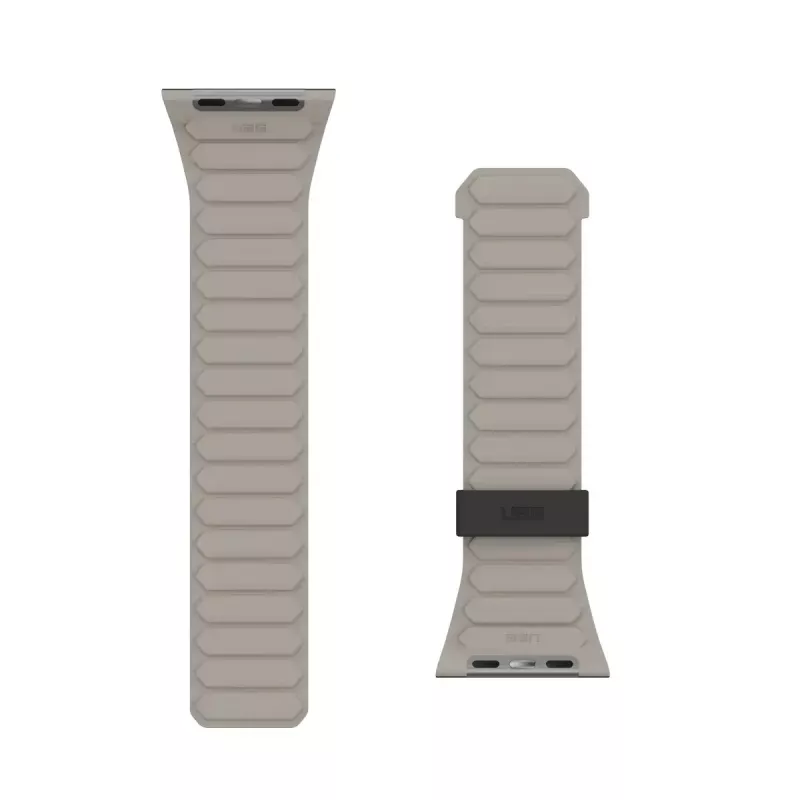 Urban Armor Gear Pathfinder correa de silicona para Apple Watch, negro/titanio