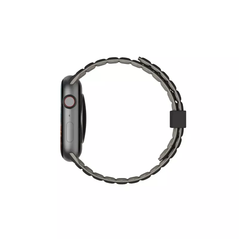 Urban Armor Gear Pathfinder correa de silicona para Apple Watch, negro/titanio