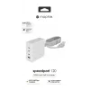 mophie adaptador de pared accesorios USB-C-PD-HUB-120W-GAN blanco EU (3xUSBC + 1xUSBA)