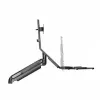 Soporte de pared doble para monitor MACLEAN MC-633 con pistón de gas para monitores de 17