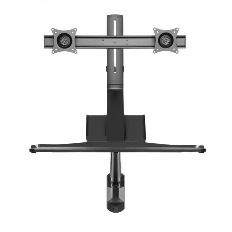 Soporte de pared doble para monitor MACLEAN MC-633 con pistón de gas para monitores de 17