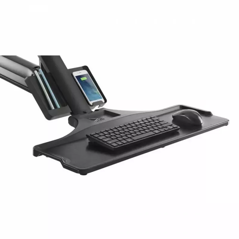Soporte de pared doble para monitor MACLEAN MC-633 con pistón de gas para monitores de 17