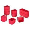 Keter Stack'N'Roll 250927 juego de 3 cajas de almacenaje, polipropileno, con ruedas y asa telescópica, 52,5 x 41,1 x 69,4 cm