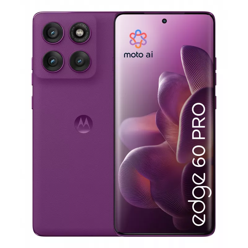Motorola edge 60 pro 16,9 cm (6,67 pulgadas) Dual SIM Android 15 5G USB Type-C 12 GB 512 GB 6000 mAh morado