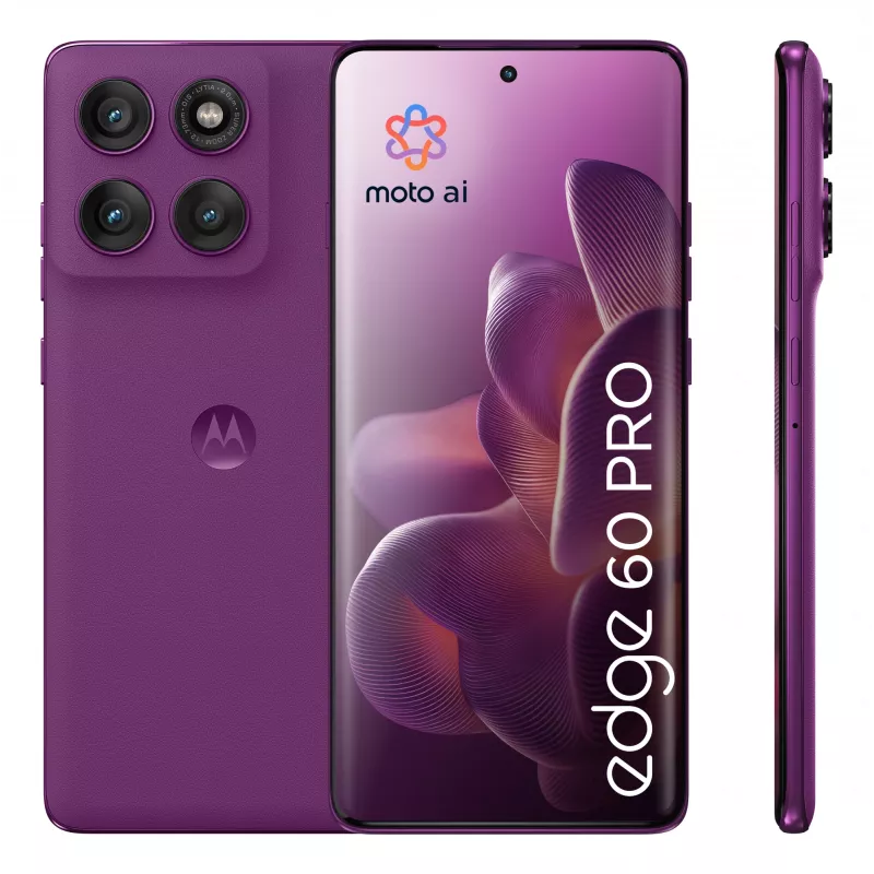 Motorola edge 60 pro 16,9 cm (6,67 pulgadas) Dual SIM Android 15 5G USB Type-C 12 GB 512 GB 6000 mAh morado