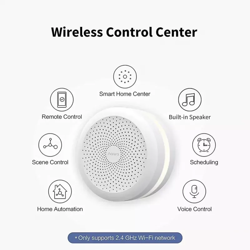 Hub de domótica, AQARA M1S Gen 2, HM1S-G02, Zigbee 3.0, Wi-Fi