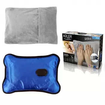 Bolsa de agua caliente eléctrica Adler AD 7427 — 360 W, azul, 250×90×160 mm, cable desmontable