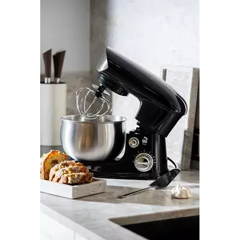 Robot de cocina Adler AD 4226b — 700 W (máx. 1200 W), bol de acero inoxidable de 3 L, 6 velocidades, batidor planetario