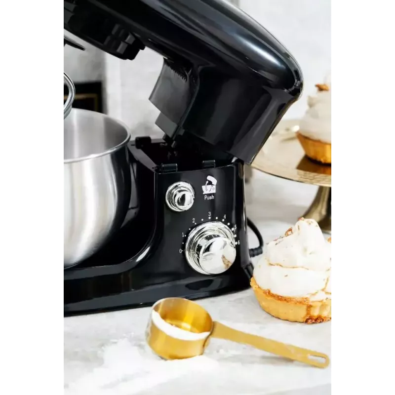 Robot de cocina Adler AD 4226b — 700 W (máx. 1200 W), bol de acero inoxidable de 3 L, 6 velocidades, batidor planetario