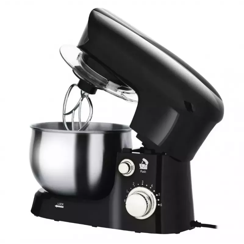 Robot de cocina Adler AD 4226b — 700 W (máx. 1200 W), bol de acero inoxidable de 3 L, 6 velocidades, batidor planetario