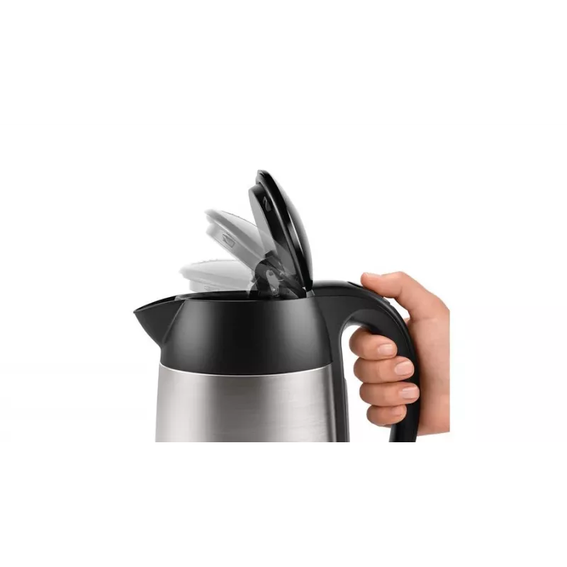 Bosch TWK3P420 hervidor 1,7 l 2400 W negro, acero inoxidable