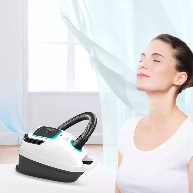 Bosch Serie 6 BGL6HYG1 ProHygienic aspiradora de trineo, en seco, 600 W, con bolsa, 4 l, blanca