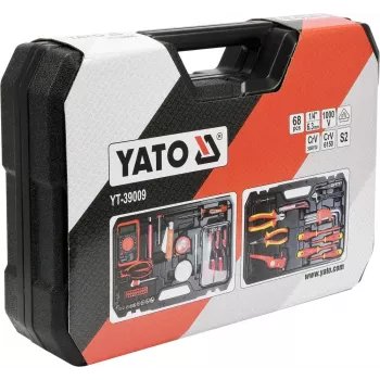 Juego de herramientas de mecánico Yato YT-39009 — juego de 68 piezas, accionamiento 1/4