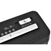 Destructora de documentos TRACER Edge10L corte cruzado, capacidad 10 hojas, corte 6 mm, depósito 10 L, negra