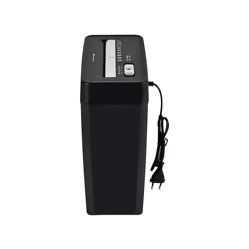 Destructora de documentos TRACER Edge10L corte cruzado, capacidad 10 hojas, corte 6 mm, depósito 10 L, negra