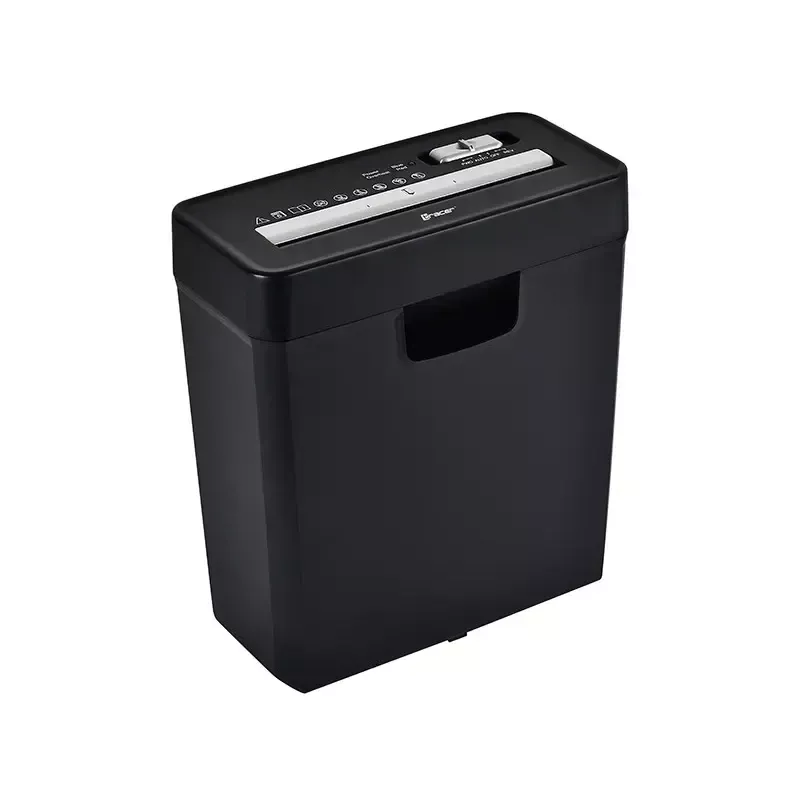 Destructora de documentos TRACER Edge10L corte cruzado, capacidad 10 hojas, corte 6 mm, depósito 10 L, negra