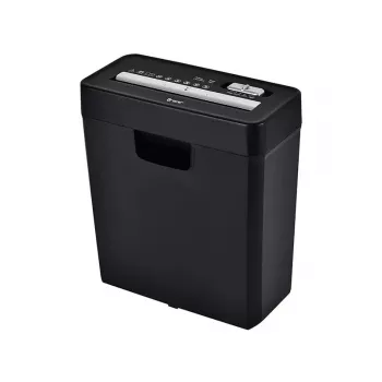 Destructora de documentos TRACER Edge10L corte cruzado, capacidad 10 hojas, corte 6 mm, depósito 10 L, negra