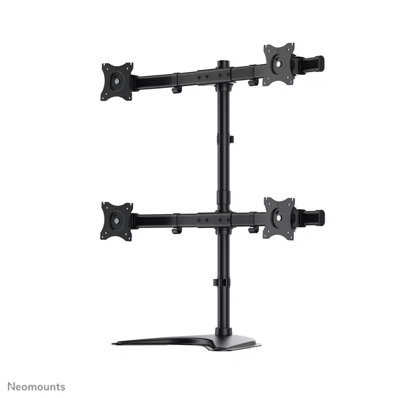 Soporte de monitor Neomounts NM-D335D4 negro 10-27 inch, pinza/de pie/pasacables, 8 kg, 25.4 cm (10 inch), 68.6 cm (27 inch), 100 x 100 mm, negro