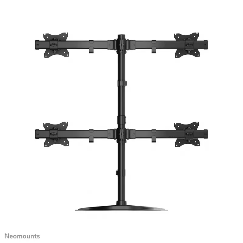 Soporte de monitor Neomounts NM-D335D4 negro 10-27 inch, pinza/de pie/pasacables, 8 kg, 25.4 cm (10 inch), 68.6 cm (27 inch), 100 x 100 mm, negro