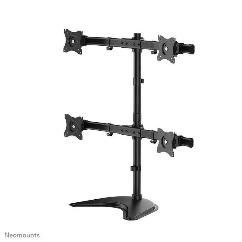 Soporte de monitor Neomounts NM-D335D4 negro 10-27 inch, pinza/de pie/pasacables, 8 kg, 25.4 cm (10 inch), 68.6 cm (27 inch), 100 x 100 mm, negro