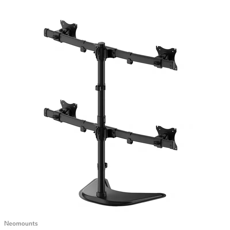 Soporte de monitor Neomounts NM-D335D4 negro 10-27 inch, pinza/de pie/pasacables, 8 kg, 25.4 cm (10 inch), 68.6 cm (27 inch), 100 x 100 mm, negro