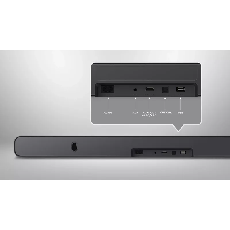Barra de sonido TCL S S45H Class 2.0 canales con Dolby Atmos, DTS Virtual:X y streaming de música por Bluetooth