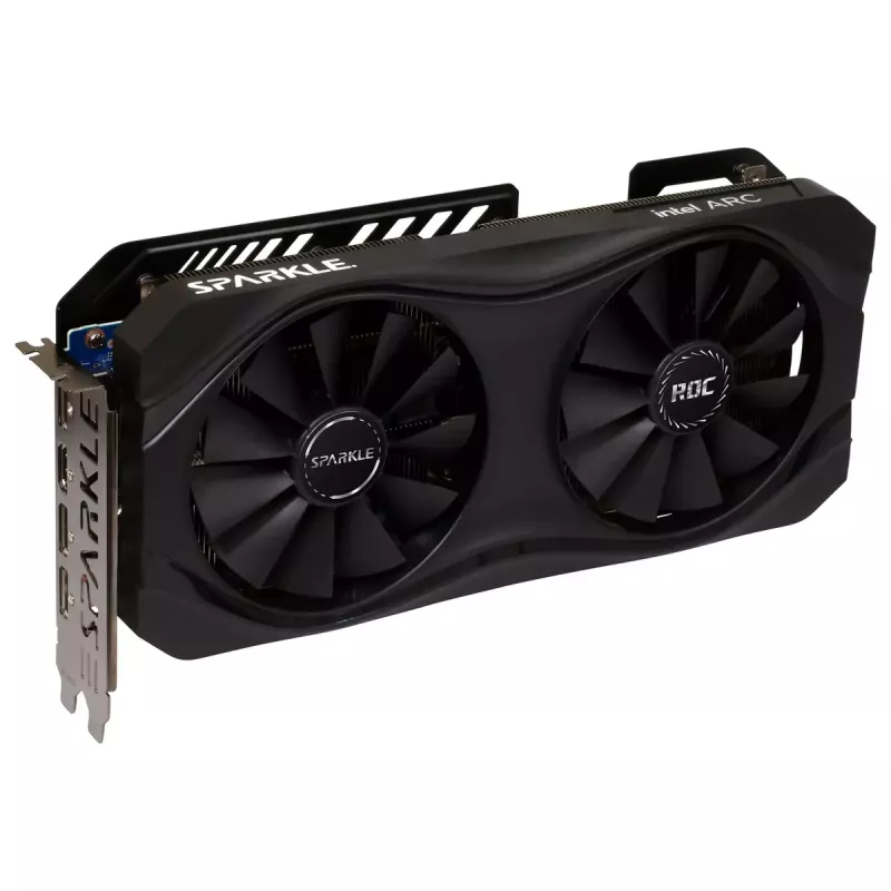 Tarjeta gráfica Sparkle SA770R-16GOC — Intel Arc A770 ROC, 16 GB GDDR6, PCIe 4.0, 281×131×51 mm