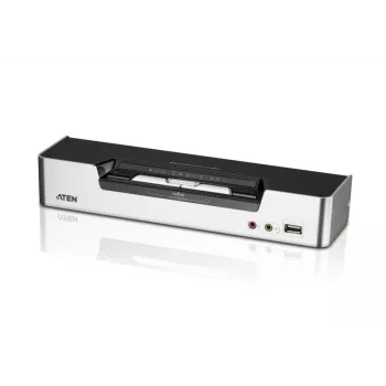 Switch KVM ATEN 2 puertos USB DVI Dual-View con audio y hub USB 2.0 (cables KVM incluidos)