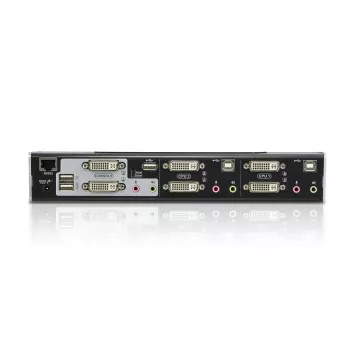 Switch KVM ATEN 2 puertos USB DVI Dual-View con audio y hub USB 2.0 (cables KVM incluidos)
