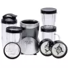 Batidora de vaso Adler AD 4084 Smoothie Set — 500 W (máx. 1200 W), jarra de cristal 0,7 l, recipiente extraíble, negra