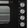 Mini horno Adler AD 6030 — 30 L / 1500 W, temporizador mecánico, asador giratorio, 230 °C, independiente, negro