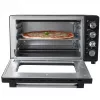 Mini horno Adler AD 6030 — 30 L / 1500 W, temporizador mecánico, asador giratorio, 230 °C, independiente, negro
