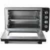 Mini horno Adler AD 6030 — 30 L / 1500 W, temporizador mecánico, asador giratorio, 230 °C, independiente, negro