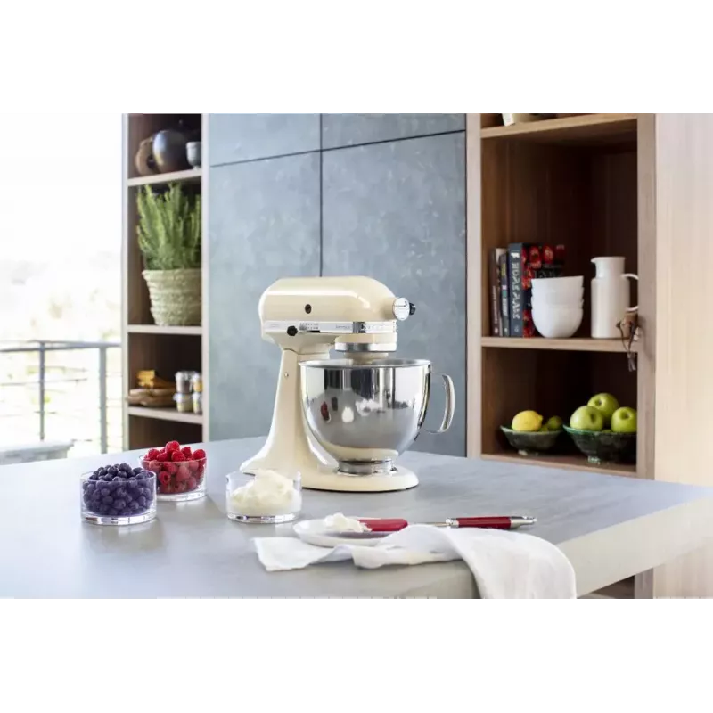 Batidora de pie KITCHENAID 5KSM125EAC — 300 W, bol de 4,8 L, 10 velocidades, crema