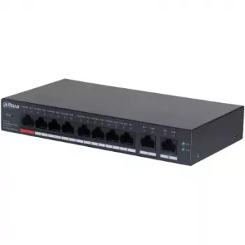 Dahua Technology DH-CS4010-8ET-110 switch de red gestionado L2 Fast Ethernet (10/100) Power over Ethernet (PoE) negro