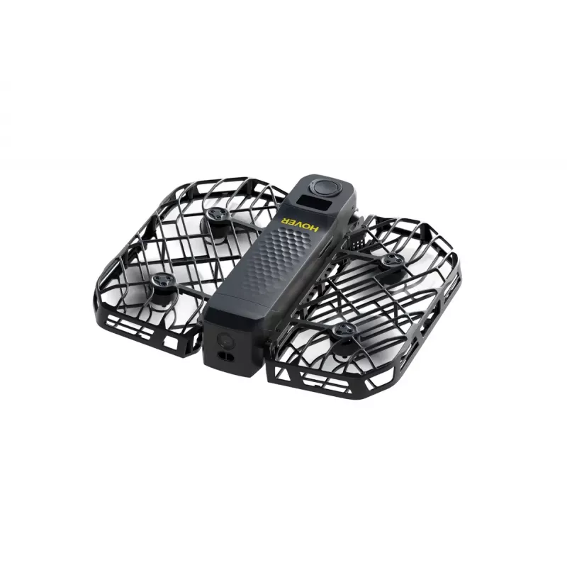 Dron HOVERAir X1 ProMax — 4 rotores, cámara de 48-MP, vídeo 7680×4320, 16,6 m/s, 1000 m de alcance, 1920 mAh, 64 GB de almacenamiento interno, negro