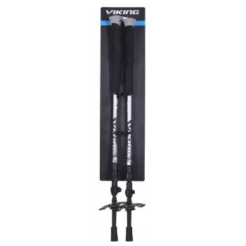 Bastones de trekking Viking Vario Tour – longitud ajustable 135 cm, 16 mm, empuñaduras de EVA, 486 g (par)