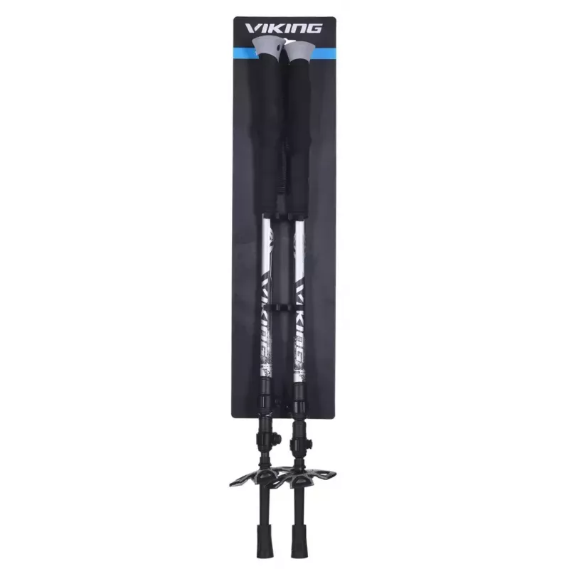Viking Vario Tour bastones de esquí de travesía, negro/gris