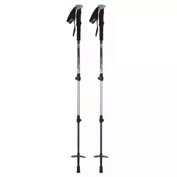 Bastones de trekking Viking Vario Tour – longitud ajustable 135 cm, 16 mm, empuñaduras de EVA, 486 g (par)