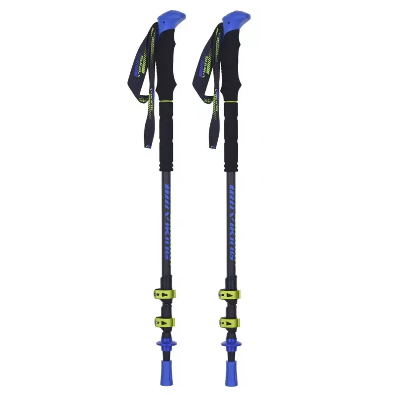 Bastones de trekking Viking Carbo Lite negro lima, 175 cm, carbono, 610 g