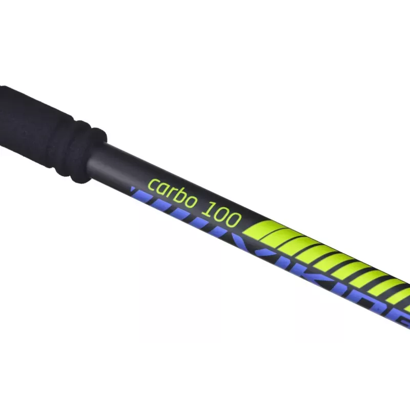 Bastones de trekking Viking Carbo Lite negro lima, 175 cm, carbono, 610 g