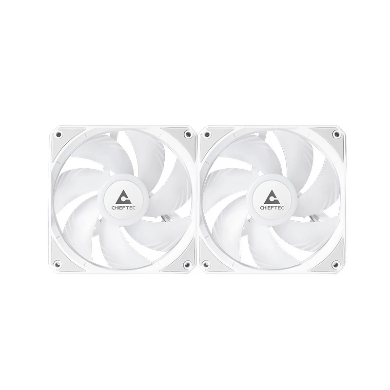 Refrigeración líquida todo en uno CHIEFTEC ICEBERG 240-RGB-W – radiador de 240 mm, 2 ventiladores RGB de 120 mm, blanco