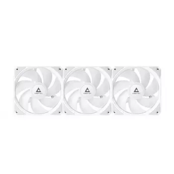 Refrigeración líquida todo en uno CHIEFTEC CLC-360-RGB-W — radiador de 360 mm, 3 ventiladores RGB de 120 mm, blanco, tubos de 40 cm