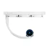 Refrigeración líquida todo en uno CHIEFTEC CLC-360-RGB-W — radiador de 360 mm, 3 ventiladores RGB de 120 mm, blanco, tubos de 40 cm