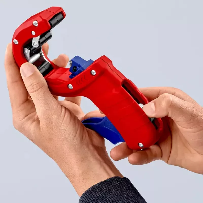 Knipex DP50 90 23 01 BK cortatubos, rojo/azul
